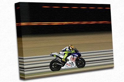 Valentino Rossi  A2 Canvas Print 