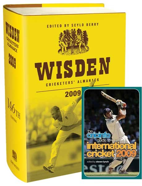 Wisden Almanack and Cricinfo Guide 2009 set (HB)