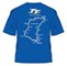 TT 2012 Childs Trophy Flags T-Shirt Royal