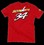 Kevin Schwantz 34 Bike Flag T Shirt Red