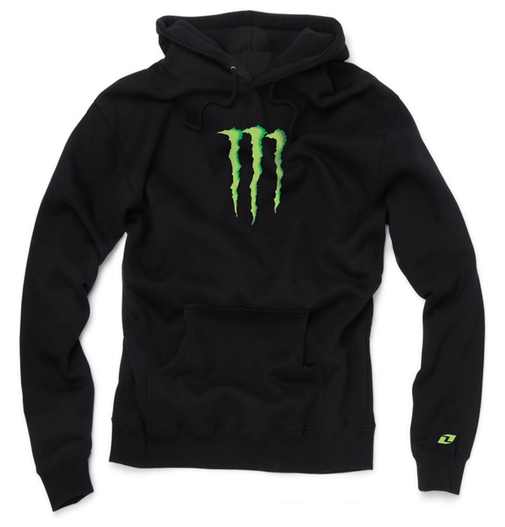 Monster Stormy Ladies Pull Over Hoodie Black - click to enlarge