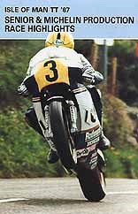 TT 1987 Senior & Production Races Duke Archive DVD