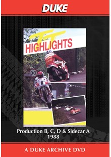 TT 1988 Production B, C, D & Sidecar A  Duke Archive DVD