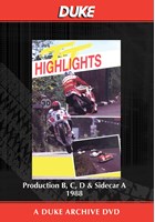 TT 1988 Production B, C, D & Sidecar A  Duke Archive DVD