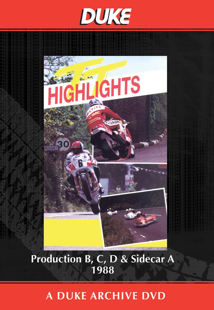 TT 1988 Production B, C, D & Sidecar A  Duke Archive DVD