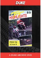 TT 1989 Production & Sidecar B Races Duke Archive DVD