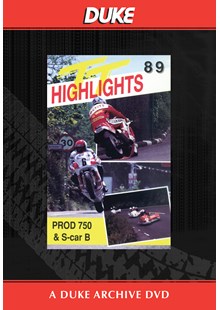 TT 1989 Production & Sidecar B Races Duke Archive DVD