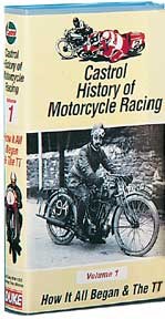 Castrol History of Motorcycle Racing Vol 1 How IT All Began & the TT VHS