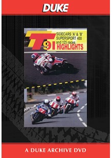 TT 1991 Sidecar A & B & Supersport 400 Races Duke Archive DVD