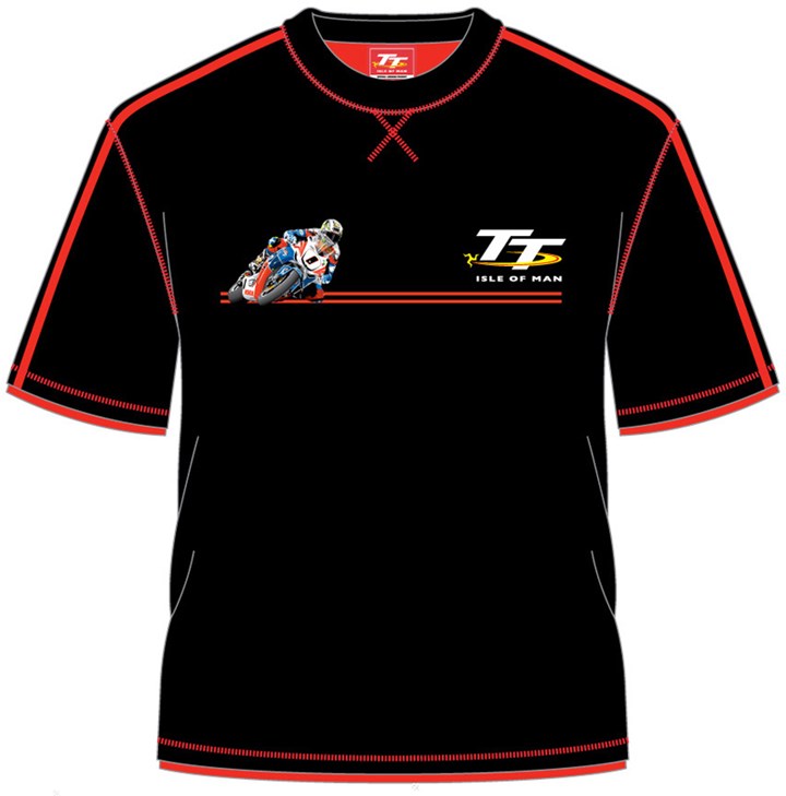 TT 2012 Custom T Shirt Black/Red - click to enlarge