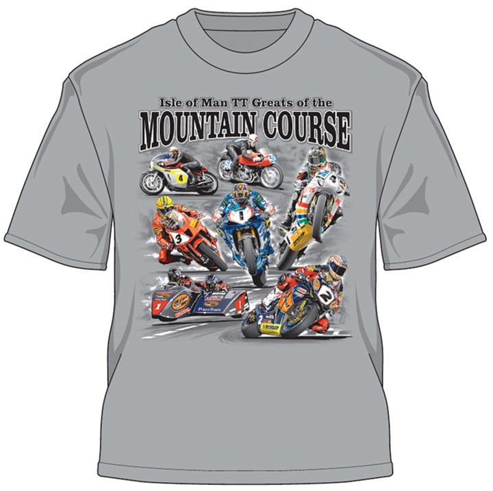 TT 2012 TT Greats Mountain Course T Shirt Zinc - click to enlarge