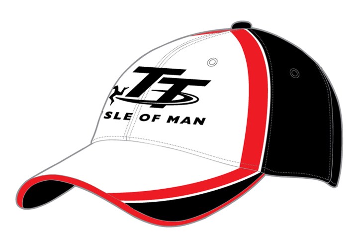 TT 2012 Cap White/Black/Red Stripe