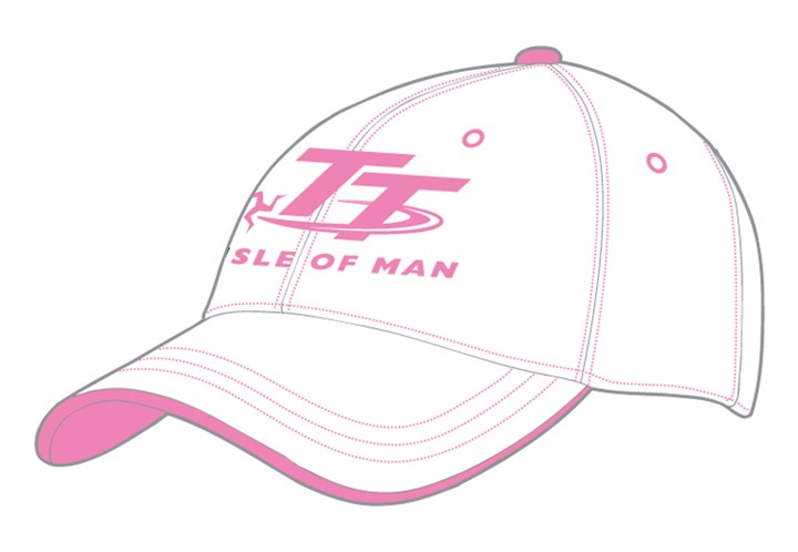 TT 2012 Ladies Cap White Pink