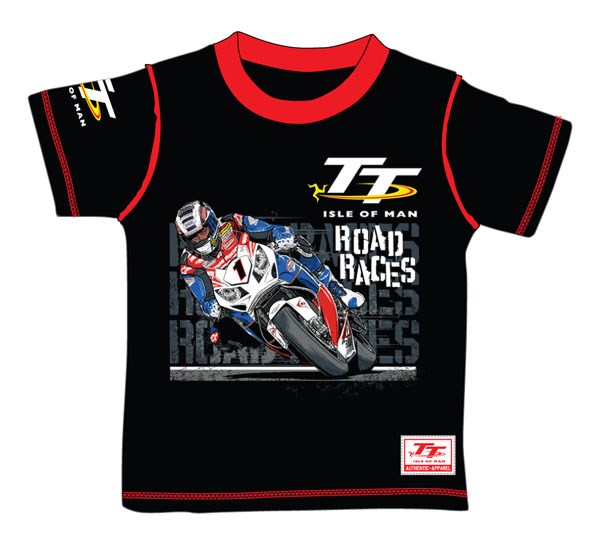 TT Custom T Shirt Child Black - click to enlarge