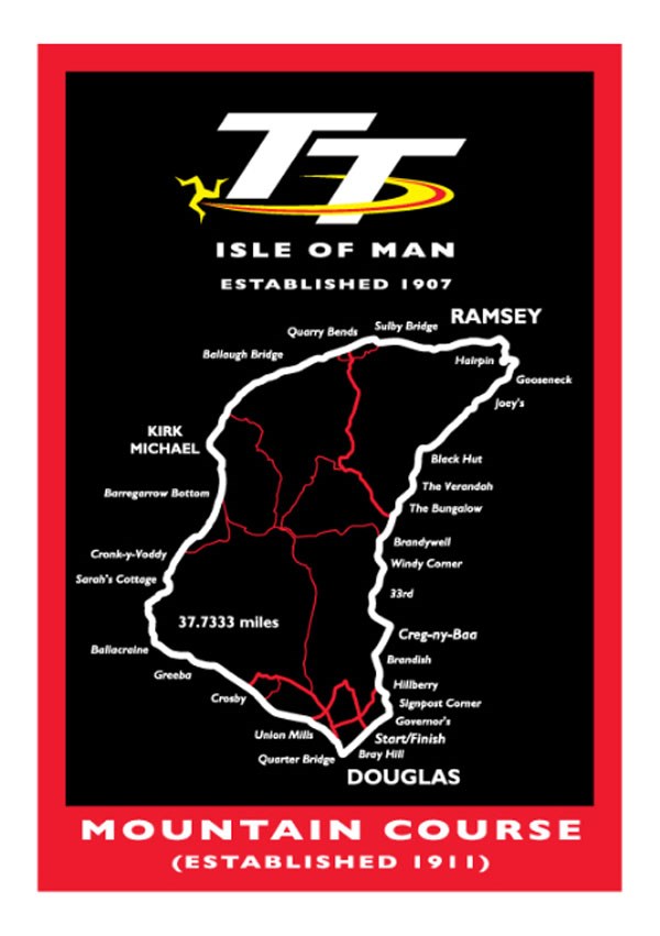 TT 2013 Sticker Rectangular
