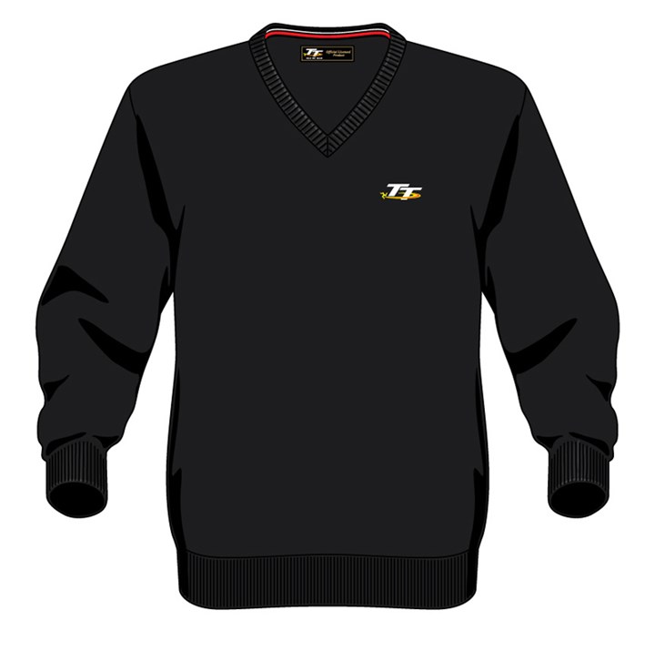 TT 2014 V-Neck Sweater Black - click to enlarge