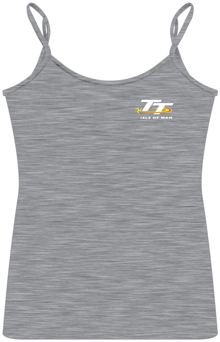 TT 2014 Ladies Strap Top Grey - click to enlarge