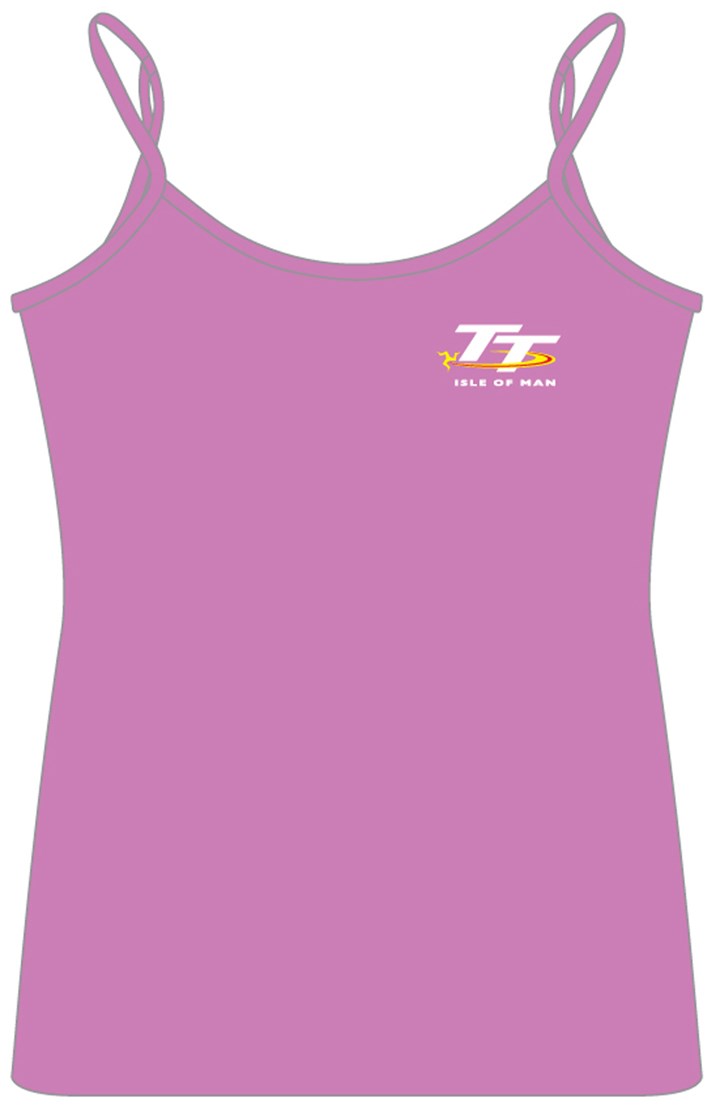 TT 2014 Ladies Strap Top Pink - click to enlarge