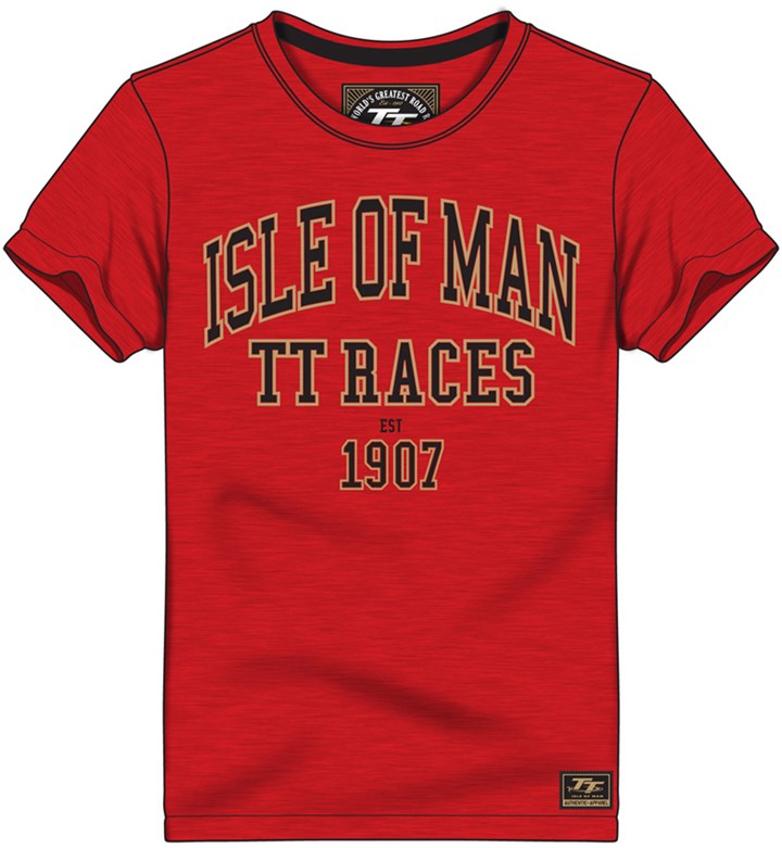 TT  Vintage T-Shirt Red - click to enlarge
