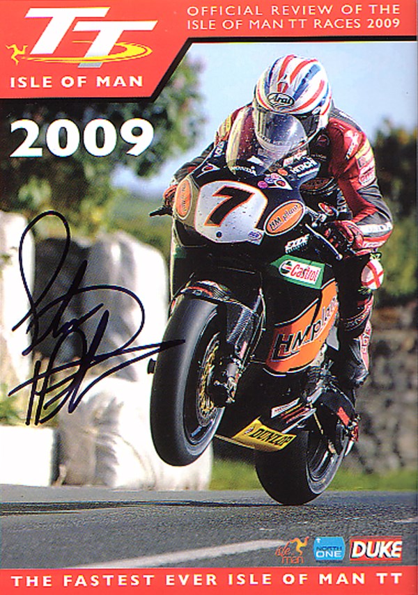 TT 2009 Review DVD Signed Steve Plater