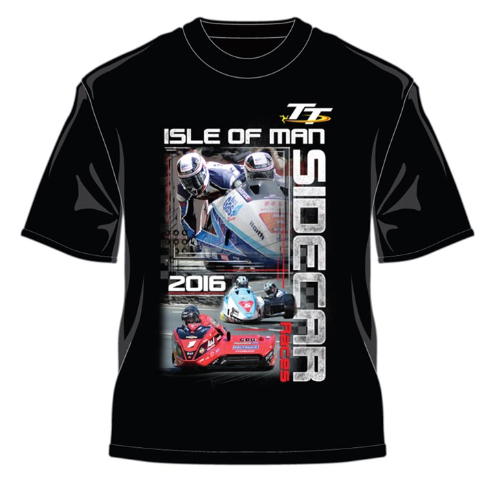 TT 2016 Sidecar T-Shirt Black - click to enlarge