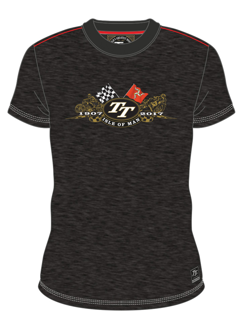Isle of Man TT 19072017 Gold Bike Custom Tshirt Black Duke Video