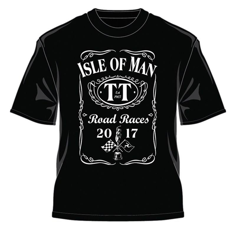 Isle of Man TT Road Races 2017 T-shirt Black : Duke Video