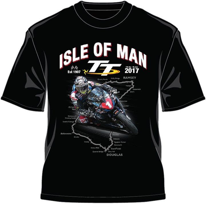 TT 2017 John McGuinness Superstock T-shirt - click to enlarge