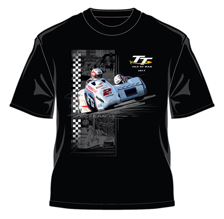TT Sidecar Races T-shirt Black - click to enlarge
