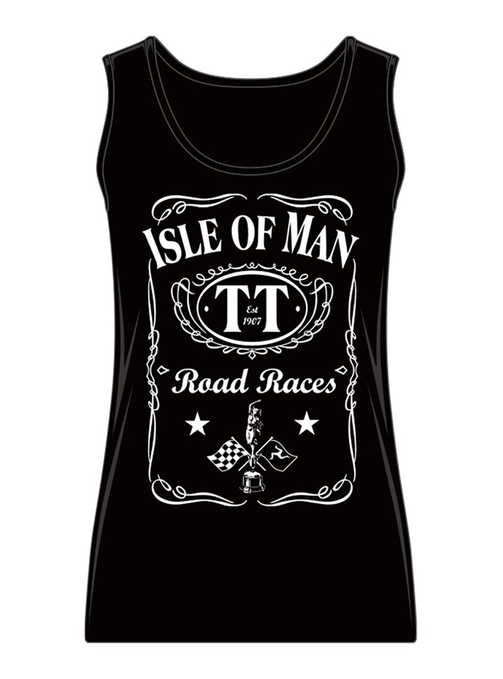 TT Ladies Vest Black - click to enlarge