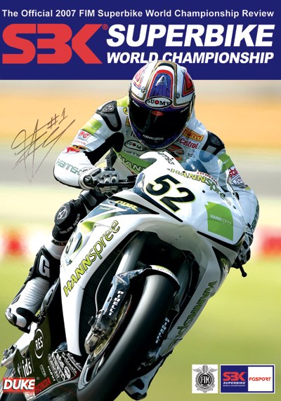 World Superbike 2007 DVD Signed Toseland Sleeve