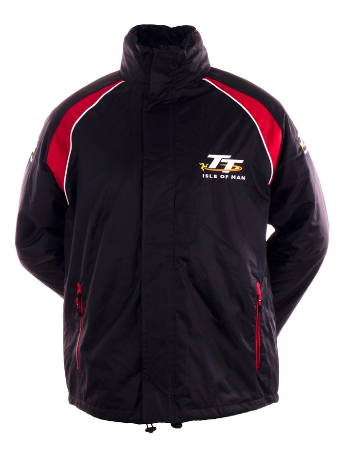 TT Padded Jacket with Black and Red Trim - click to enlarge