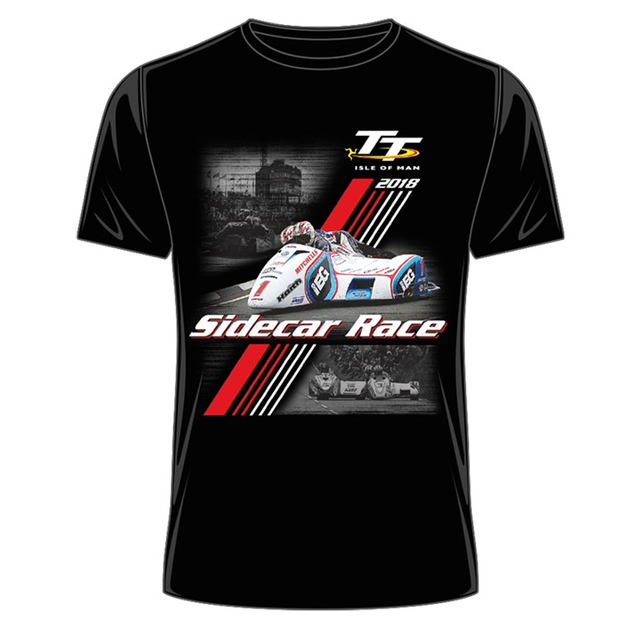 TT 2018 Sidecar T-shirt Black - click to enlarge