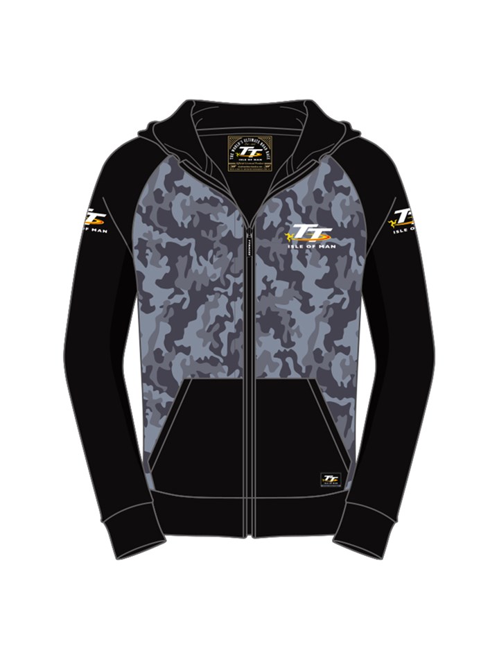 TT Childs Hoodie Black Camouflage - click to enlarge