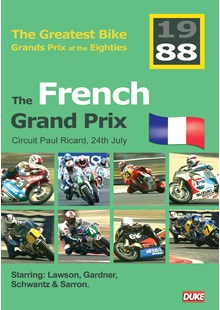 Great Bike Grand Prix of the Eighties France 1988 DVD