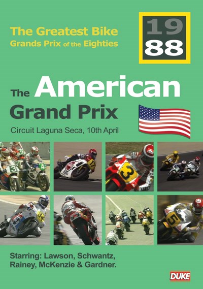 Great Bike Grand Prix of the Eighties USA 1988 DVD
