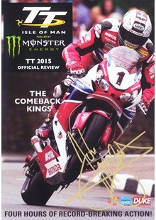 TT 2015 Review DVD Signed by John McGuinness
