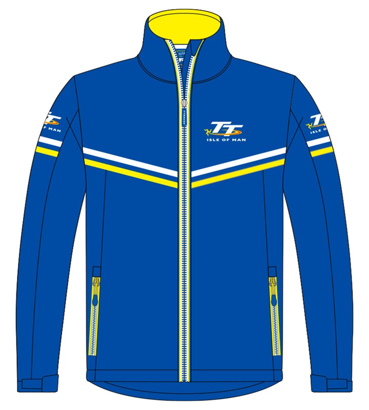 TT Softshell Jacket Blue - click to enlarge