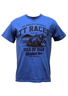 The Worlds Ultimate TT Races Est 1907 T- Shirt Royal Blue