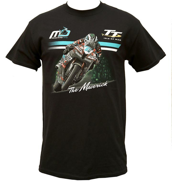 Michael Dunlop - The Maverick T-Shirt Black - click to enlarge