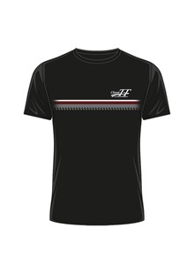 Classic TT White/Red Stripe T-Shirt Black