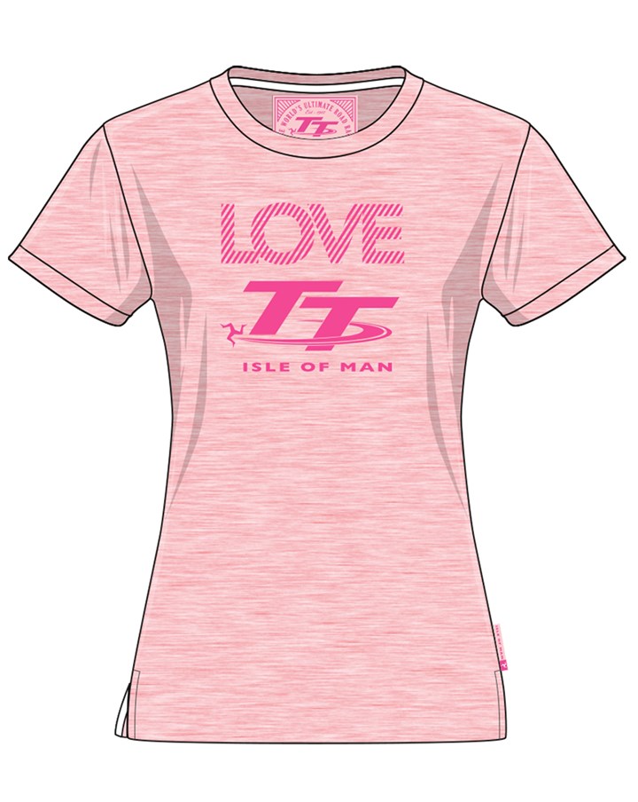 TT Ladies T-shirt Pink - click to enlarge