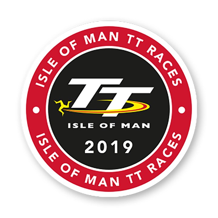 TT 2019 Logo Sticker Small
