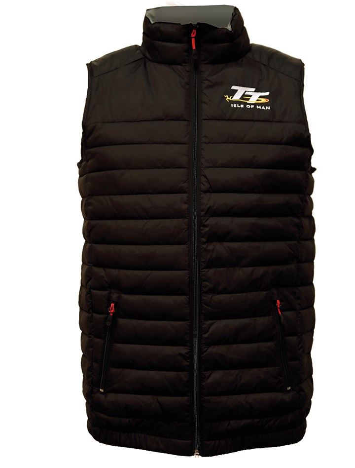 TT Body Warmer Black, Grey Lining - click to enlarge