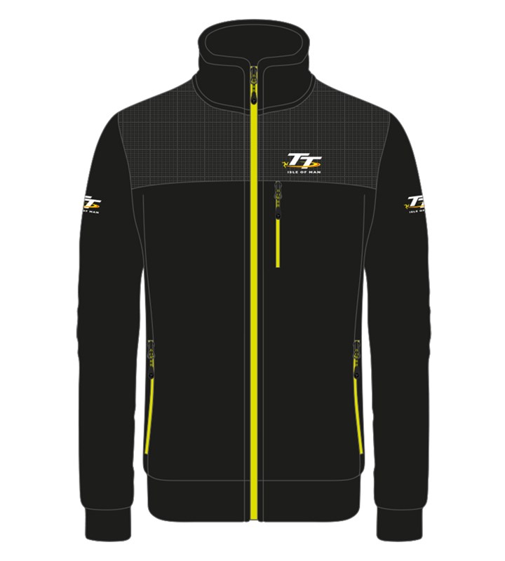 TT Fleece Black with Yellow Trim - click to enlarge