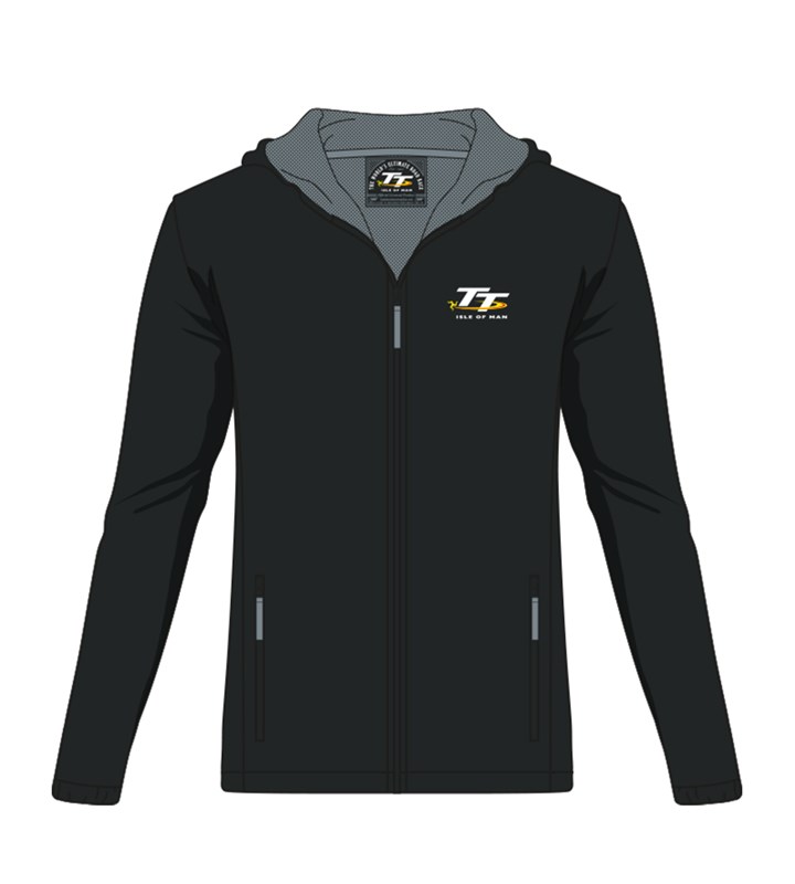 TT Lightweight Jacket Black/Grey Lining - click to enlarge