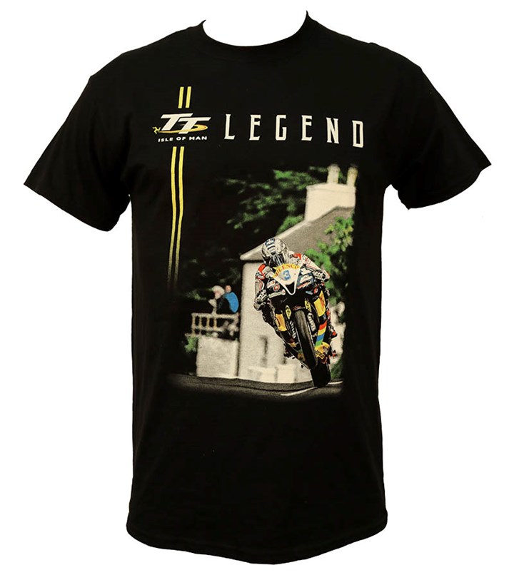 TT McGuinness Legend T-Shirt Black - click to enlarge