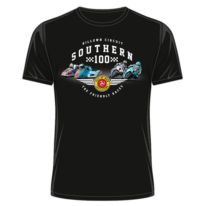 Southern 100 T-Shirt Black - click to enlarge