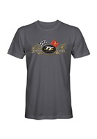 TT 2021 Gold Bikes T-Shirt Charcoal
