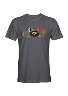TT 2021 Gold Bikes T-Shirt Charcoal